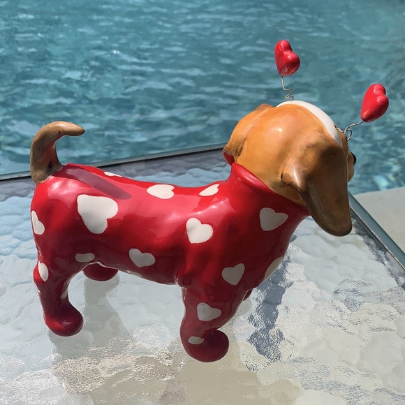 New Blue Sky Clayworks Love Beagle Tabletop - Picture 3 of 6